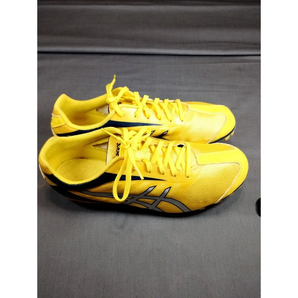 ASICS Hyper LD Track & Field Spikes Men's 8.5 Yellow Distance Racing Shoes G404Y